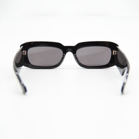 NEW GUCCI SUNGLASSES, SQUARE BLACK UNISEX GUCCI SUNGLASSES - Picture 10 of 16